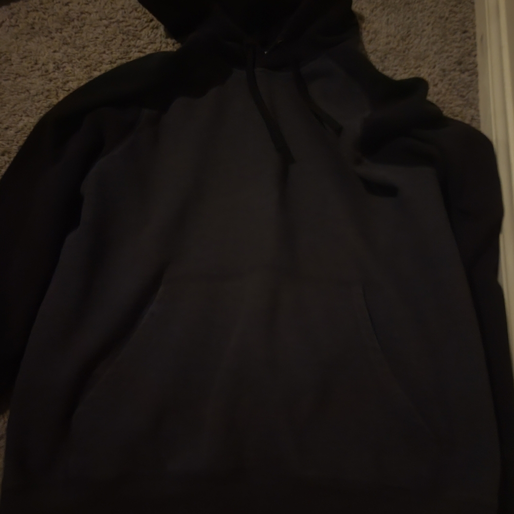 Black Hoodie with Front Pocket
